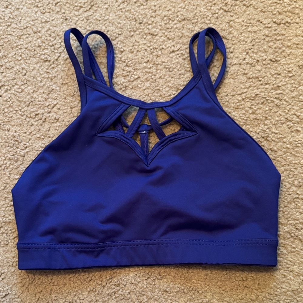 Victoria’s Secret Sport Women's Blue Strappy Sports Bra